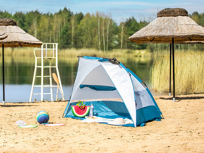 Automātiskā pludmales telts - Tracer Beach Tent Blue and Grey (46967)