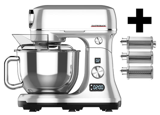 Food Processor Gastroback 42827 Design Advanced Digital, 5L Stainless Steel and Ceramic Bowl, 600W Motor, Automatic Control