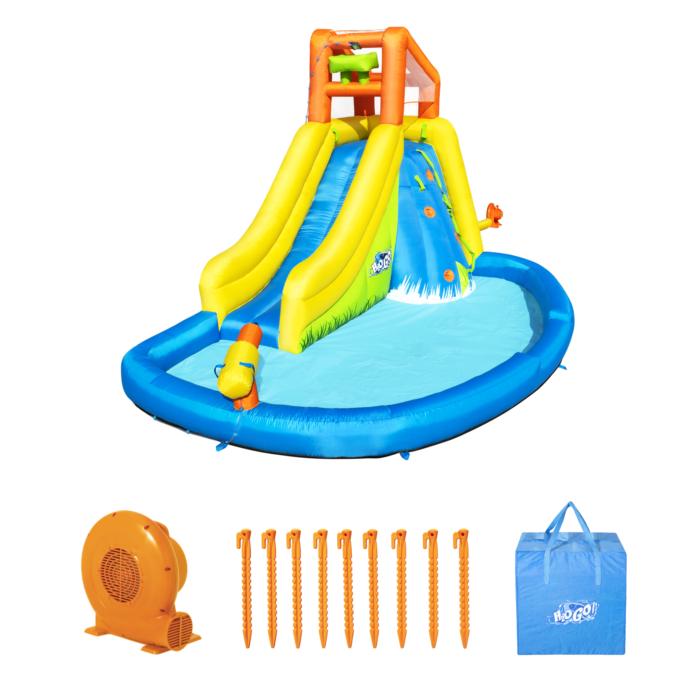 Outdoor water park with slide - Bestway H2OGO! Mount Splashmore