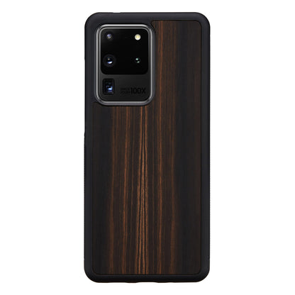 Деревянный чехол Galaxy S20 Ultra, MAN&amp;WOOD, черный