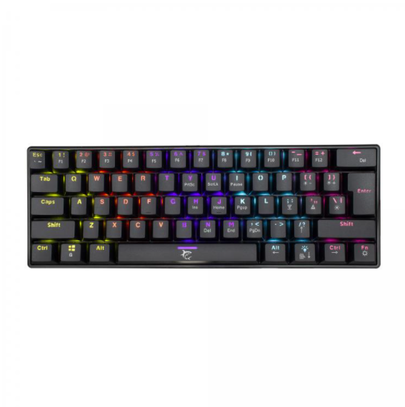 Gaming keyboard with mechanical keys, black - White Shark GK-2022