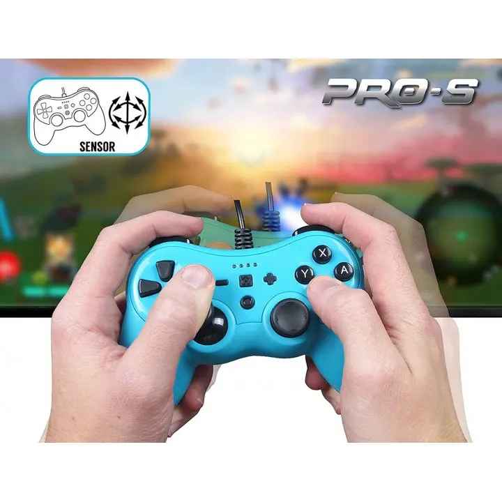 Wired Controller for Subsonic Colorz Neon Blue Switch Games