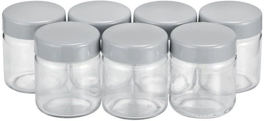 Spare glasses for making yogurt, 7 pcs, 150 ml, Severin JG3518/JG3520