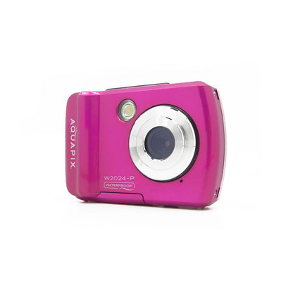 Digital underwater camera for water Aquapix W2024 Splash pink