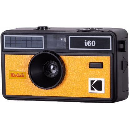 Retro Kamera ar Nostalgisku Dizainu - Kodak i60 Melna/Dzeltena