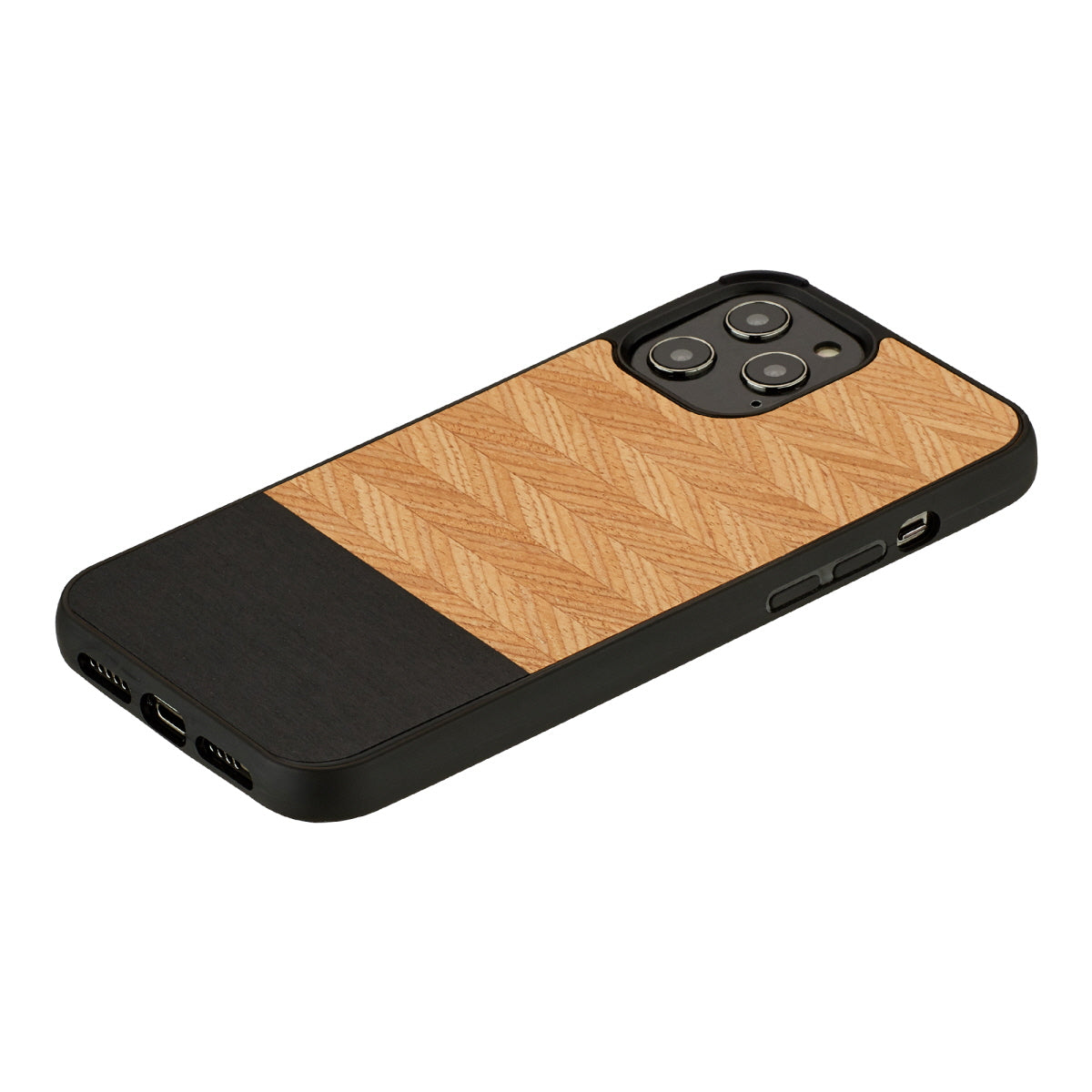 Чехол на iPhone 12 Pro Max, дерево и поликарбонат, Man&amp;Wood