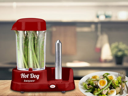 Hotdog cooking machine with steamer - Beper P101CUD501