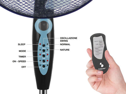 Stand fan Beper P206VEN131 with remote control