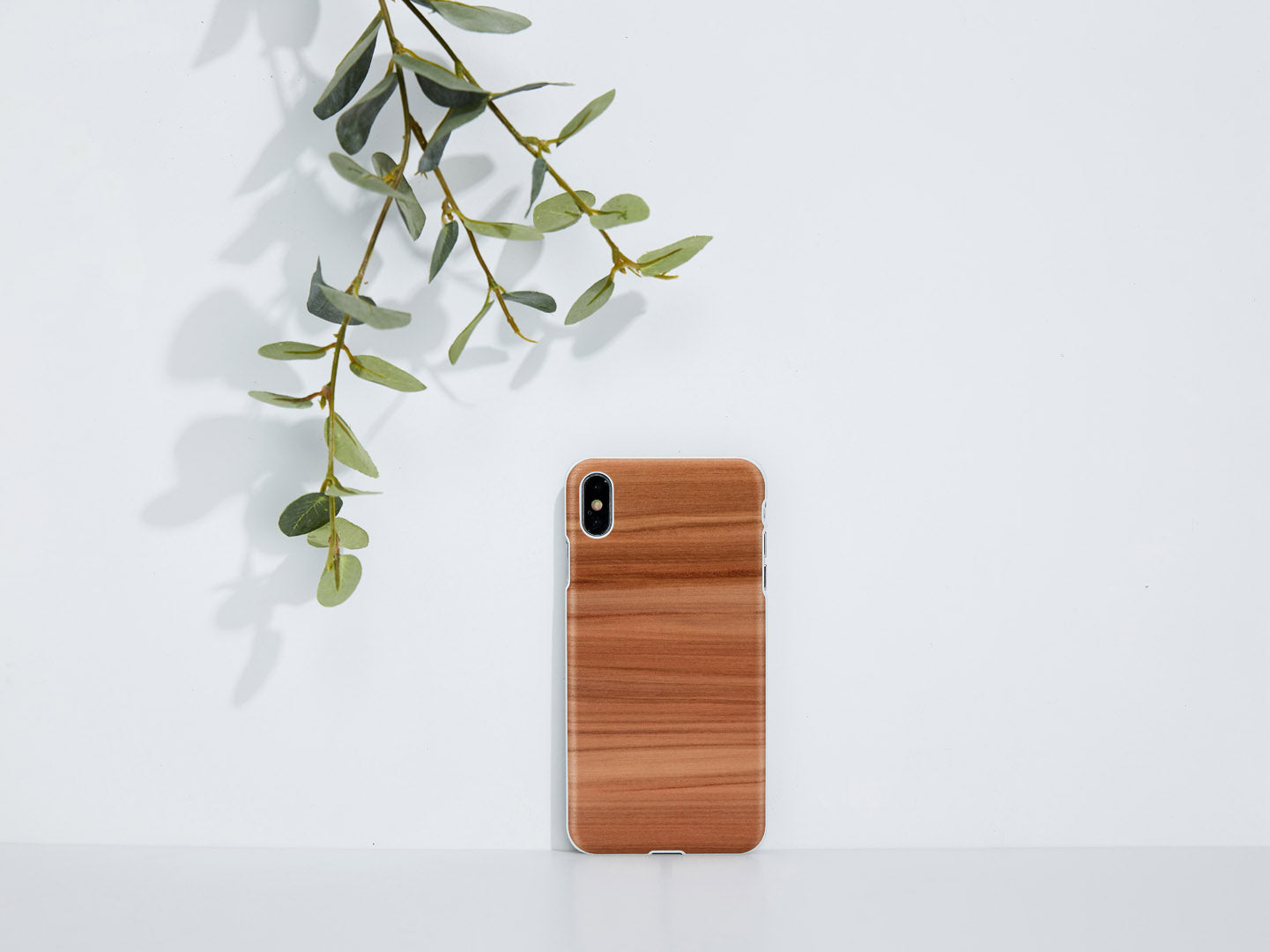 iPhone XS Max koka vāciņš "Cappuccino White" MAN&WOOD