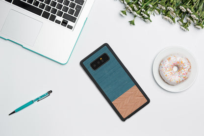 Smartphone cover made of wood and polycarbonate for Samsung Galaxy Note 8