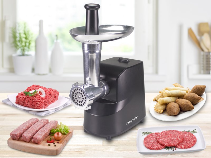 Electric meat grinder with tomato juicer Beper P102ROB200