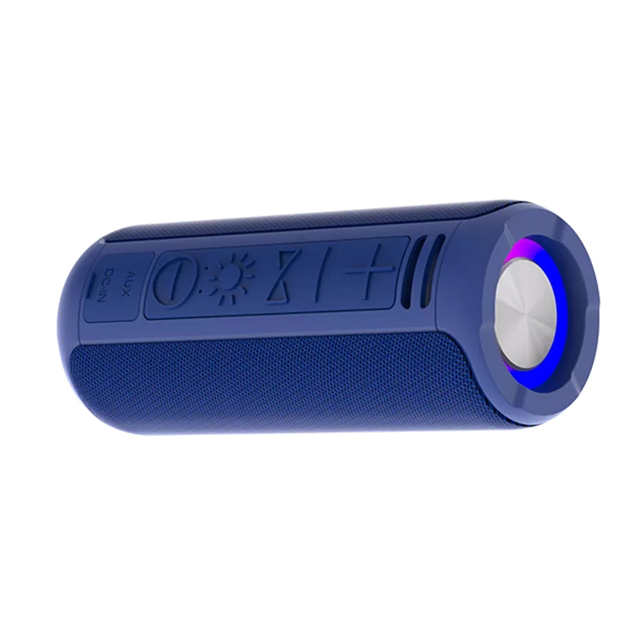 Zils Bluetooth skaļrunis ar 6 LED režīmiem Denver BTV-213BU