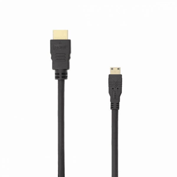 HDMI Mini Kabelis 2m, 24K Apzeltīti Spraudņi - Sbox 1.4