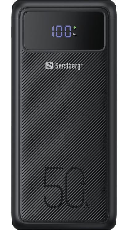 Power bank USB-C PD 130W 50000 mAh from Sandberg