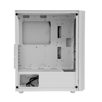 Computer Case White Shark GCC-2303 Bullet White - ATX Mid Tower, White, Metal/Plastic/Tempered Glass, ATX/M-ATX/ITX, 330 mm GPU