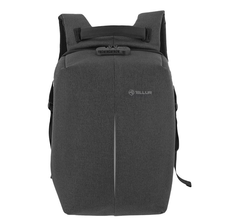 Рюкзак для ноутбука Tellur Antitheft V2, USB 15.6", черный