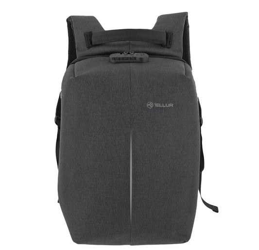 Laptop backpack Tellur Antitheft V2, USB 15.6" black