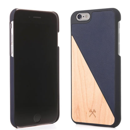 Woodcessories EcoSplit  iPhone 6(s) Maple/blue eco231