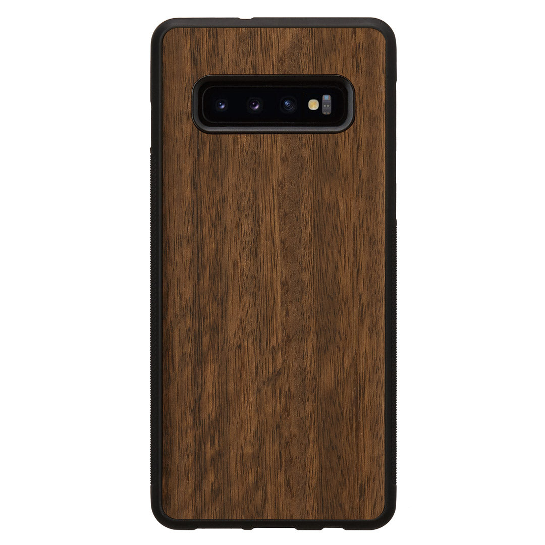 Natural wood cover, black koala Samsung Galaxy S10+