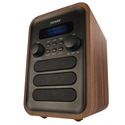 DAB+ radio with Bluetooth and FM function - Denver DAB-48 Gray