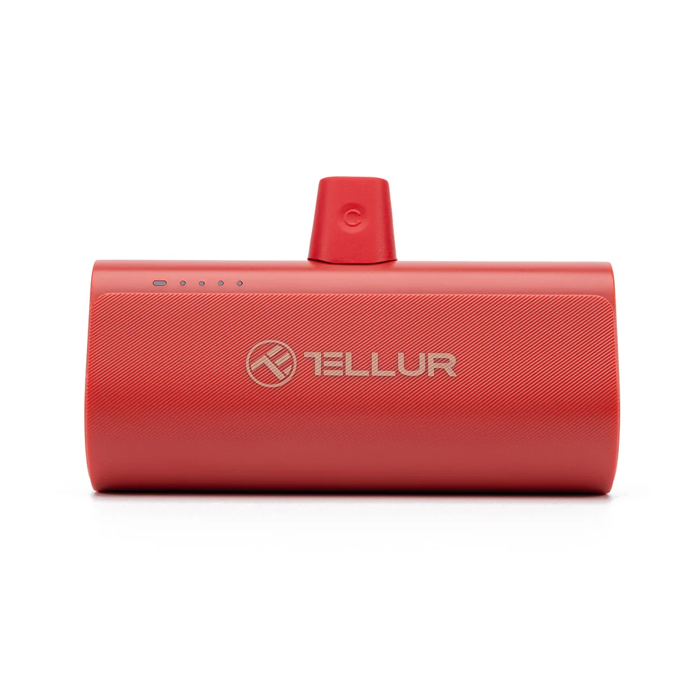 Powerbank Tellur PD202 5000mAh in red color