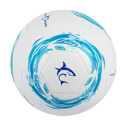 Soccer ball Dribbler 32-panel, size 5, White Shark TB-001