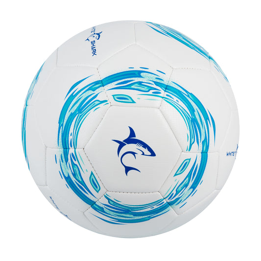 Futbola bumba Dribbler 32-paneļu, 5.izmērs, White Shark TB-001