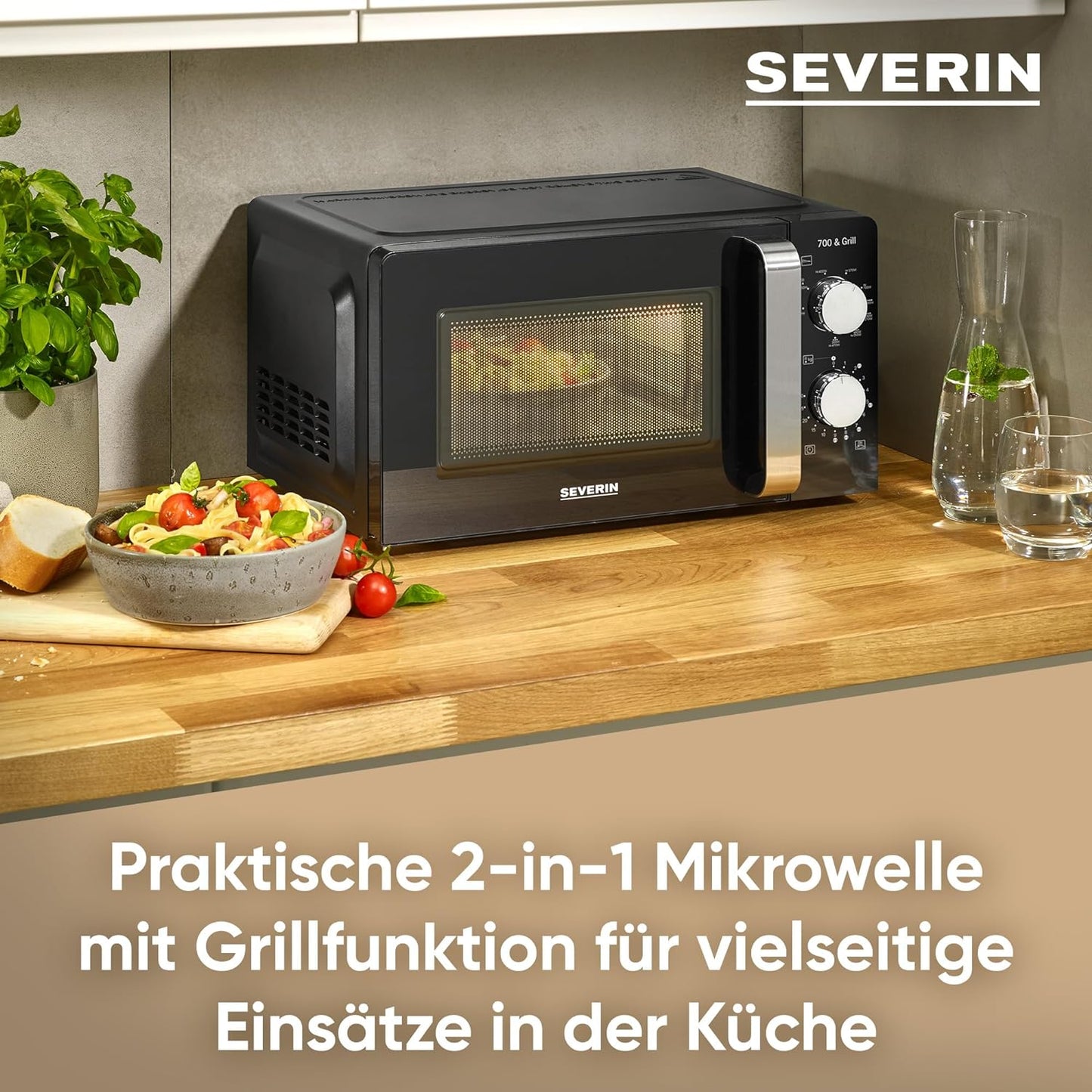 Microwave Severin MW 7781 25L, Grill, 900W, Super Hot Air Function