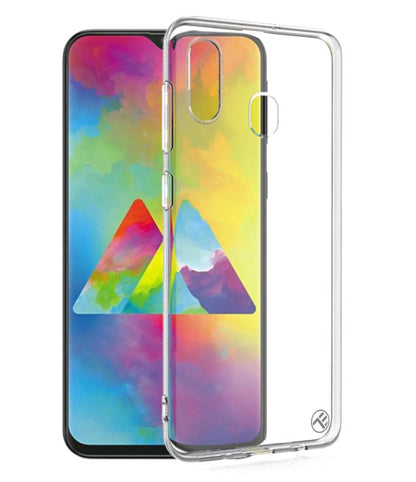 Silicone protective cover for Samsung Galaxy A20e, transparent, Tellur