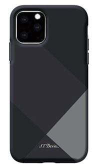 iPhone 11 Pro Max gray protective cover with geometric pattern from Devia