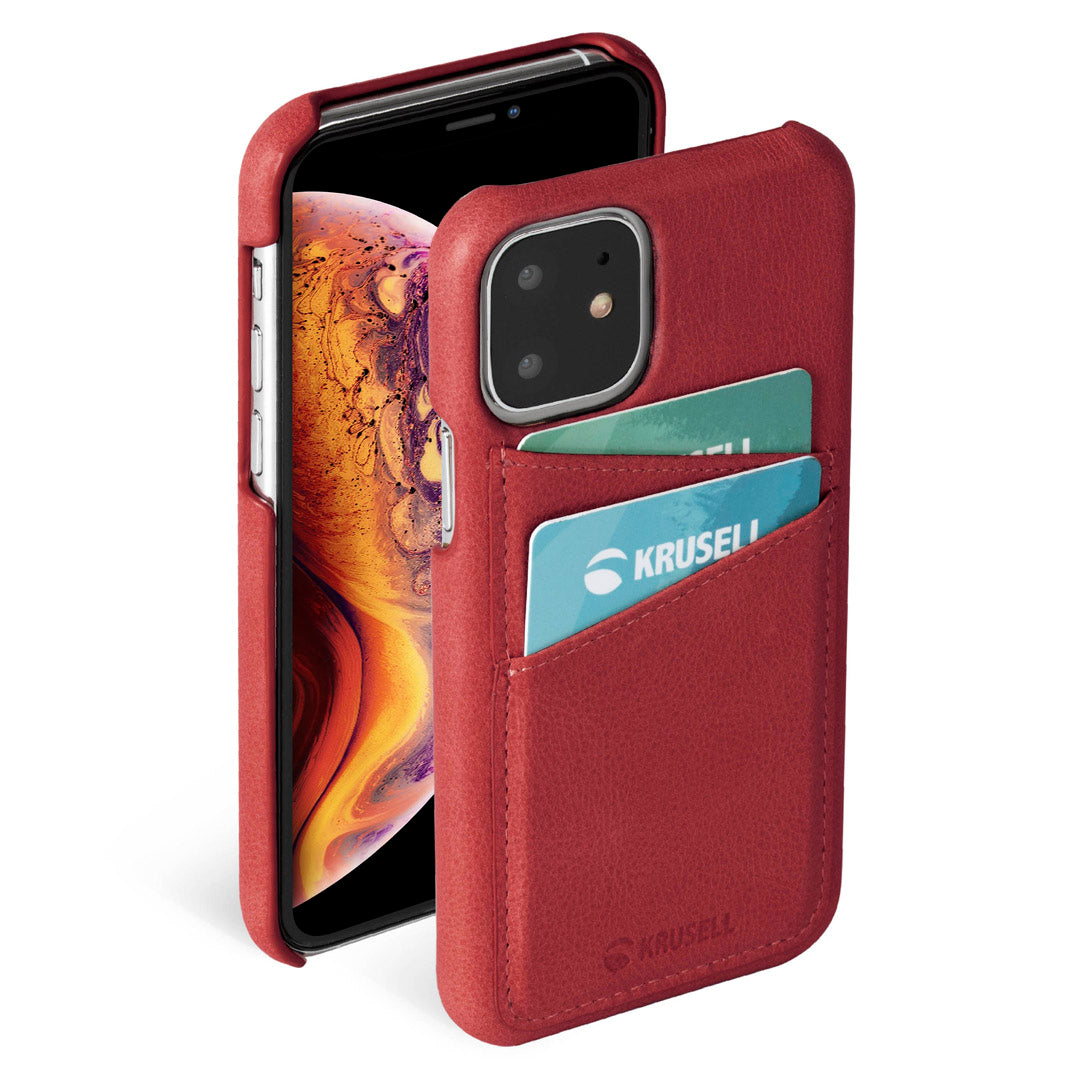 Krusell Sunne CardCover Apple iPhone 11 vintage red (61791)