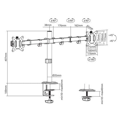 Sbox LCD-352/2-2 (13-32/2x8kg/100x100)