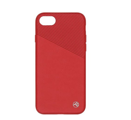 iPhone 8 cover with relief, red - Tellur