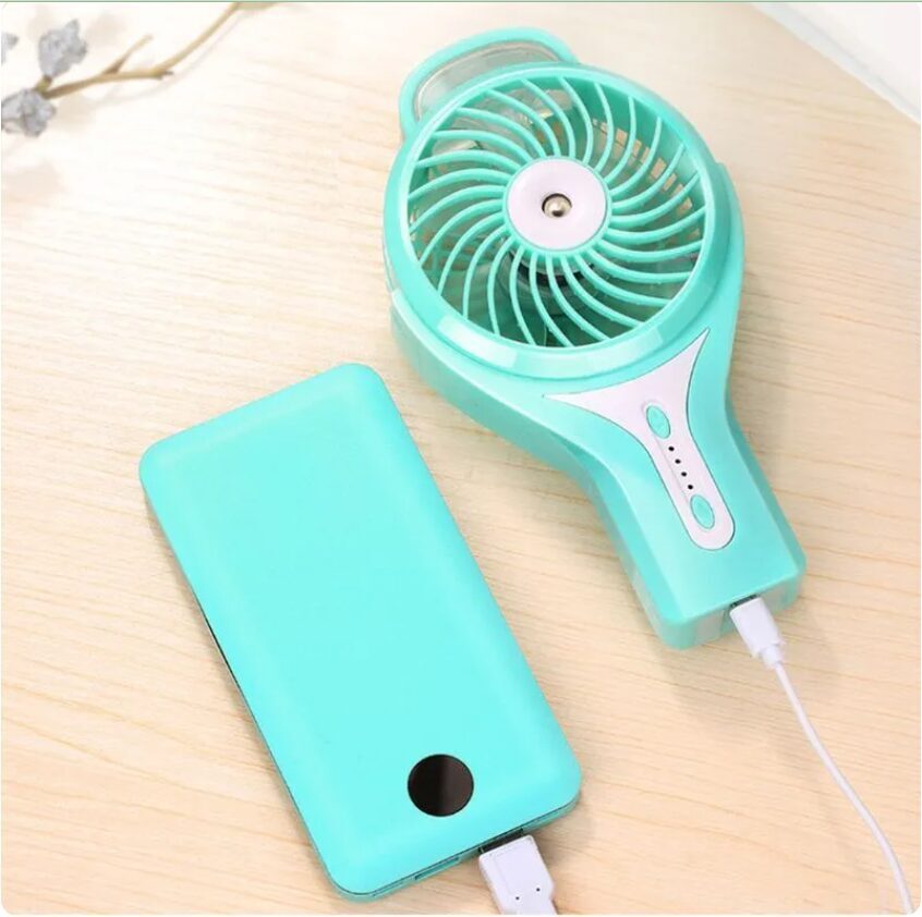 Handheld air humidifier with fan, LILENG-853