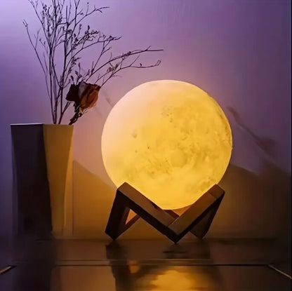 LED night lamp 3D moon shape, 7.87cm, fast delivery