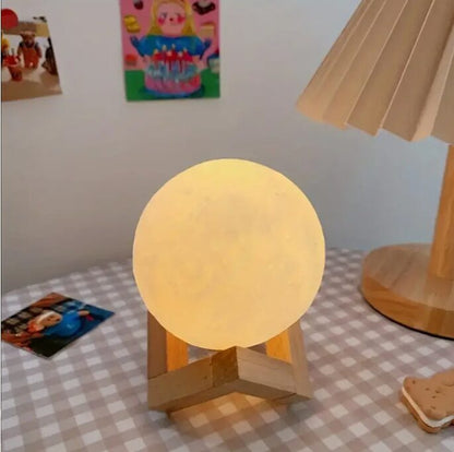 LED night lamp 3D moon shape, 7.87cm, fast delivery