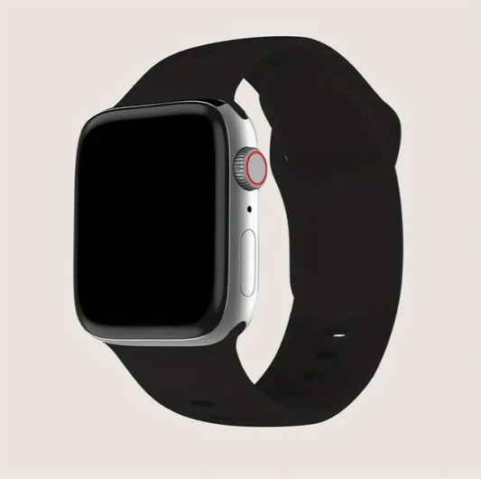 Soft silicone strap for Apple Watch, 38/40/41mm, Black