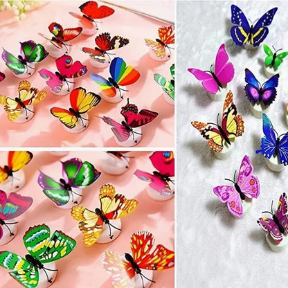 Night light decor: Colorful butterflies 6 pcs., fast delivery