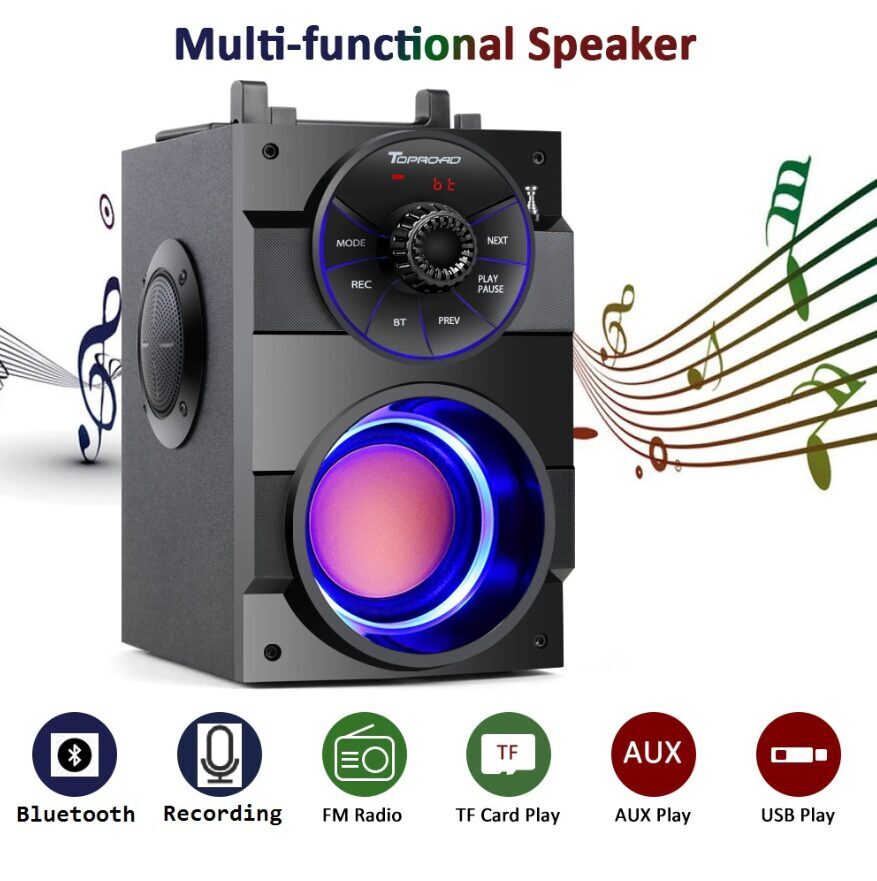 Portable tumba. 2.1 WIRELESS SPEAKER. S37. Bluetooth. Radio. USB.