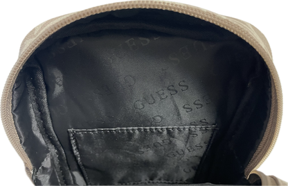 Chest bag leather, taupe colors - GUESS