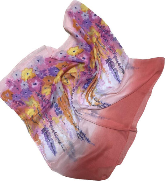 cotton and silk scarf, kerchief. In several shades