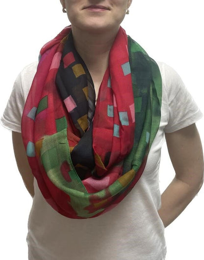 cotton and silk scarf, kerchief.