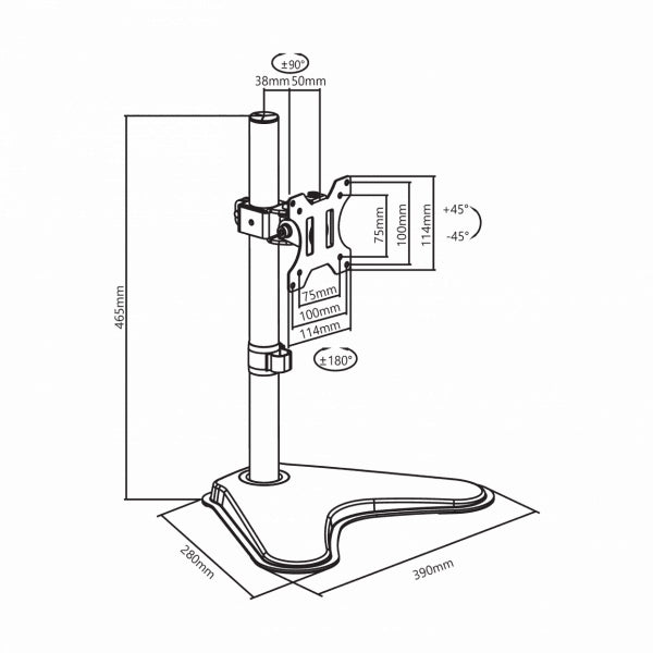 Sbox LCD-F012 (13-32/8kg/100x100)