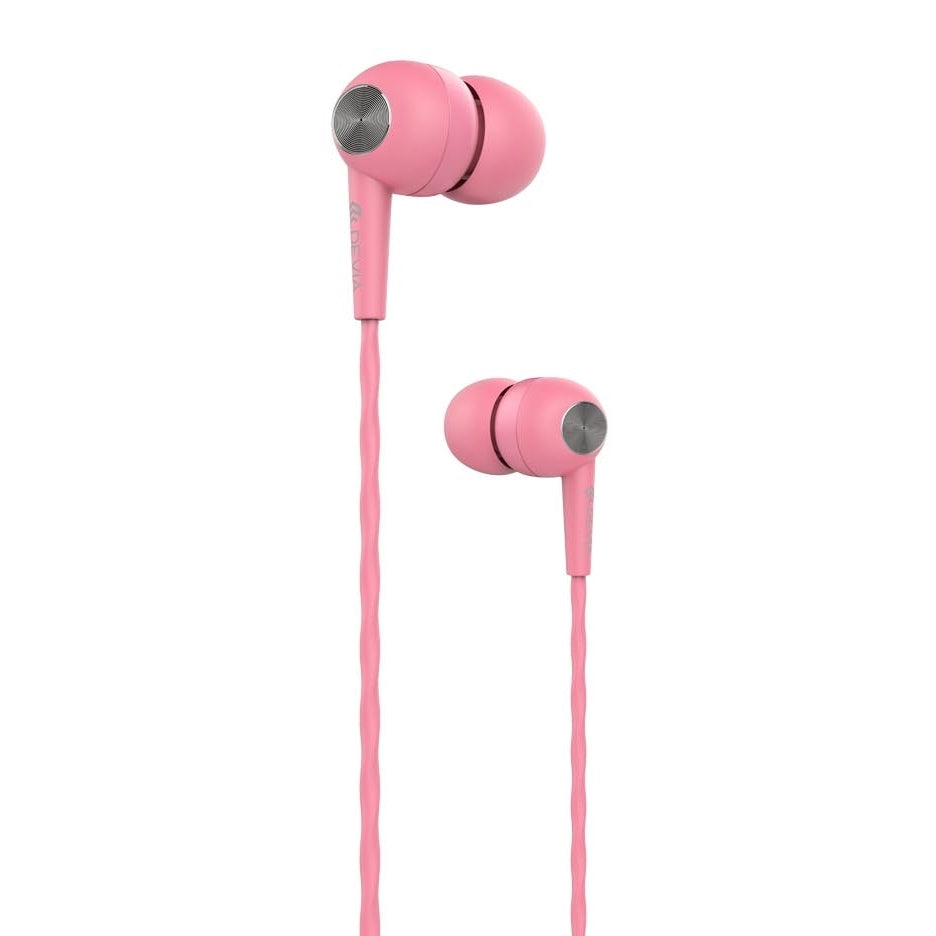 Headphones with Microphone Devia Kintone V2 (3.5mm) Pink