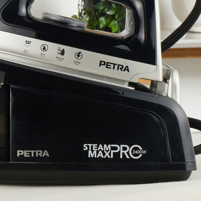 Steam iron with ceramic sole, 2400W - Petra PF01137VDE