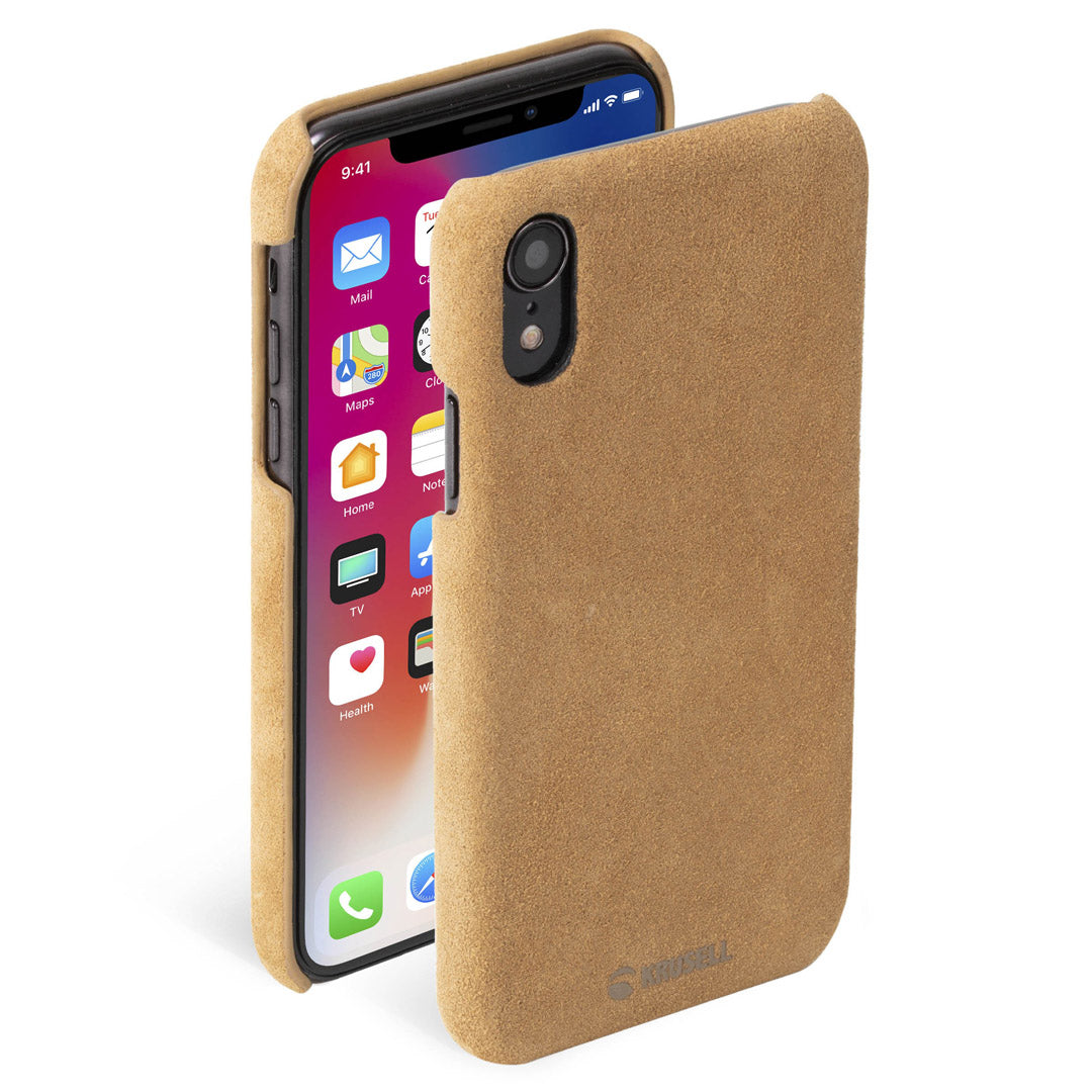 Envelope type cover Brown iPhone XR Krusell Broby 