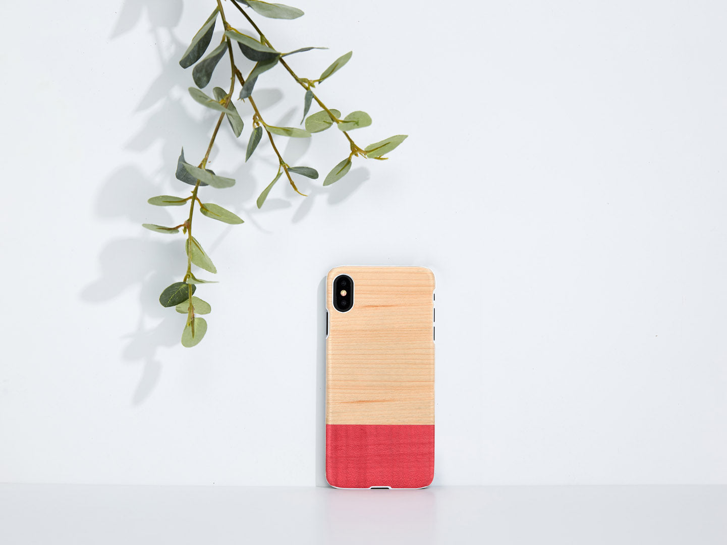 iPhone XS Max natural wood phone cover, MAN&amp;WOOD