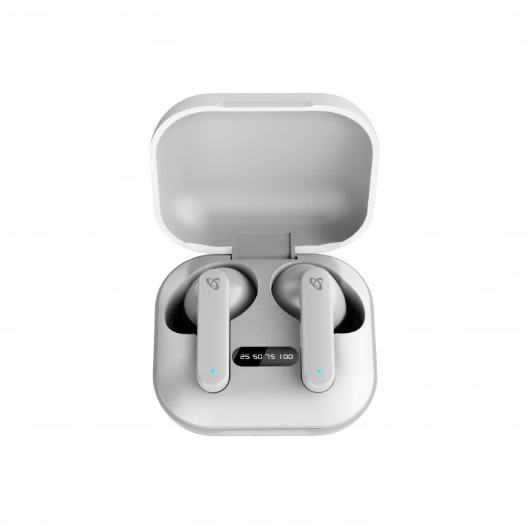 Wireless Bluetooth Headphones with Microphone Sbox EB-TWS72 White