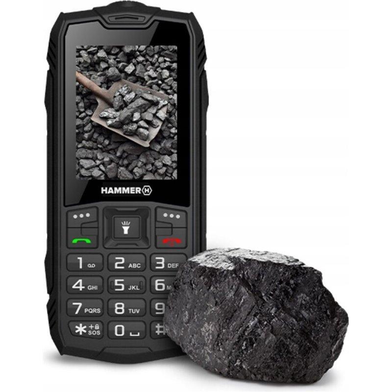 Mobile phone with DualSIM function, MyPhone Hammer Rock Dual Black