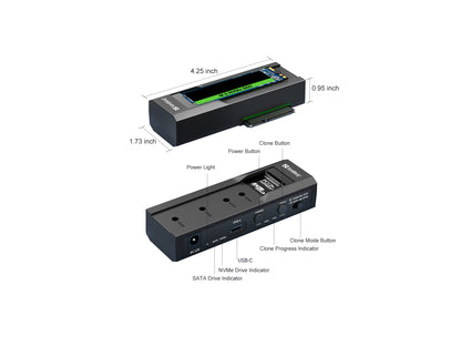 USB Cloning and Docking Station with 10Gbps Speed ​​- Sandberg 136-49